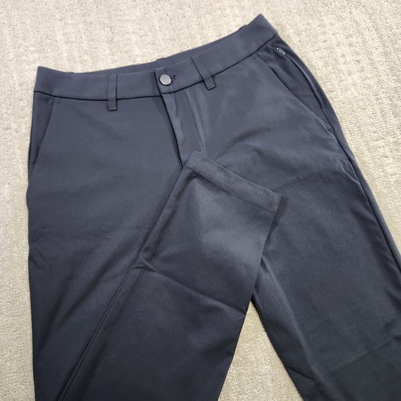 Lululemon Pants Men 30X30 ABC Slim Fit Performance Warpstreme Dark Gray Chino - Picture 1 of 14